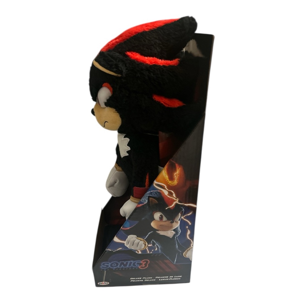 Sonic the Hedgehog 3 Shadow Deluxe Plush NIB Collectible Toy (2024) - Picture 2 of 5